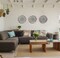 3 Pieces Thicken Farmhouse Wall Decor Rustic Wood Round Wall Art Hanging Decoration for Living Room Bedroom Home Indoor Outdoor Office Apartment Size 11.8 * 11.8in